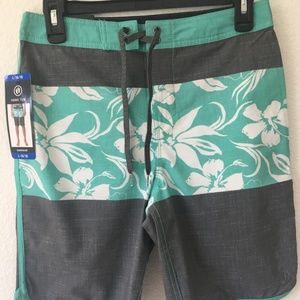 Hang Ten Boys' Youth Boardshort (Bright Aqua, L-14